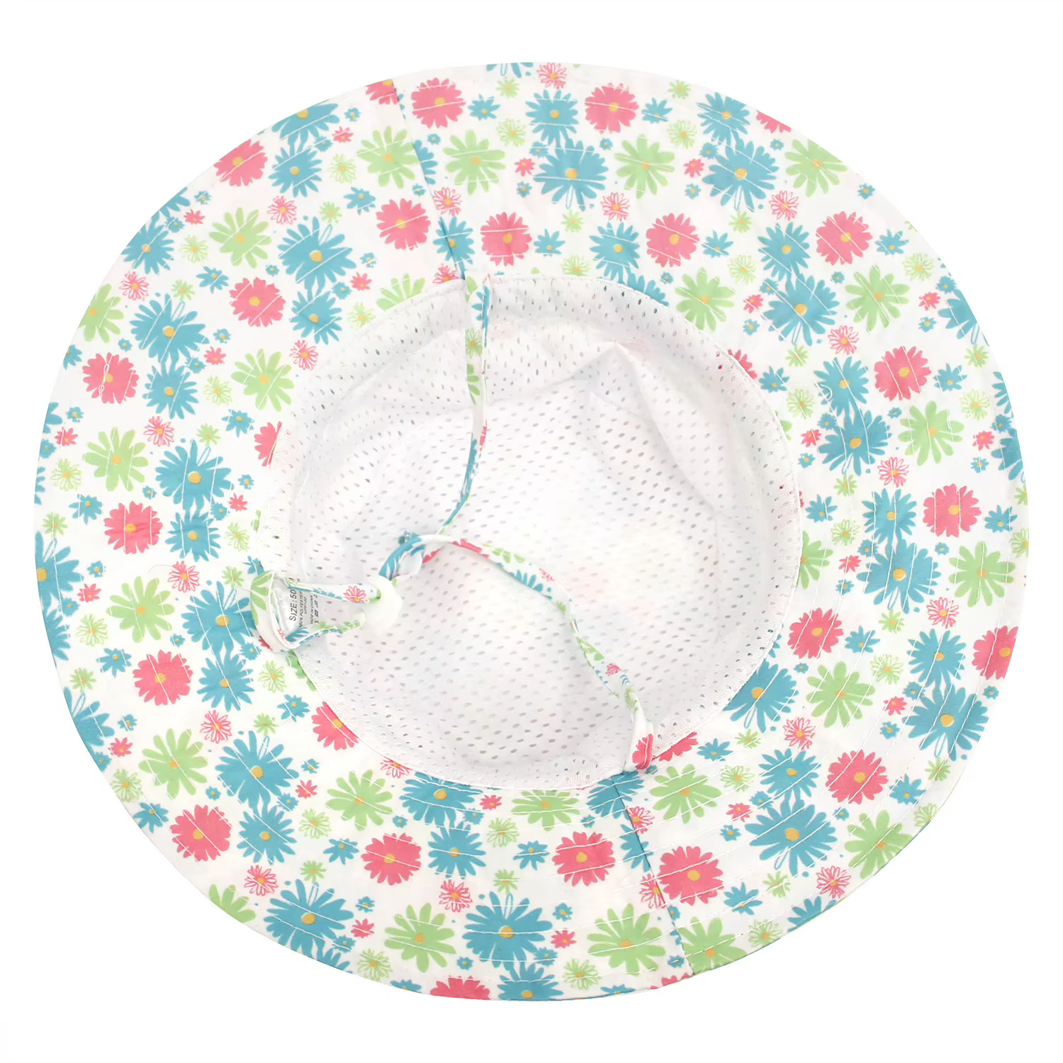 Gorra solar infantil de algodón con protección UV y cordón ajustable - imagen 4