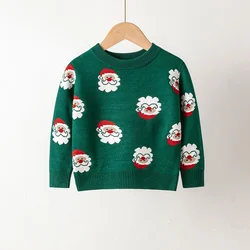 Jersey de Navidad punto cálido con estampado dibujos animados