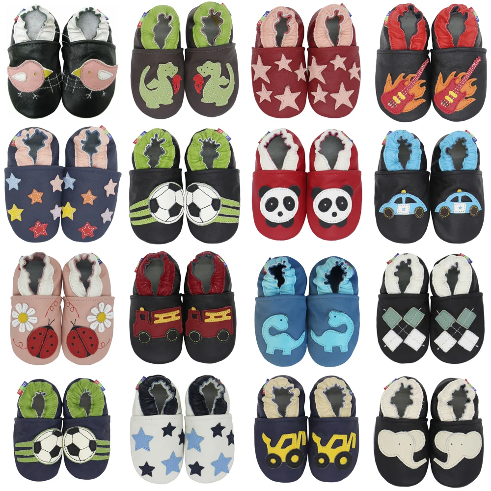 Carozoo Zapatos Primeros Pasos Cuero Flexible Bebé