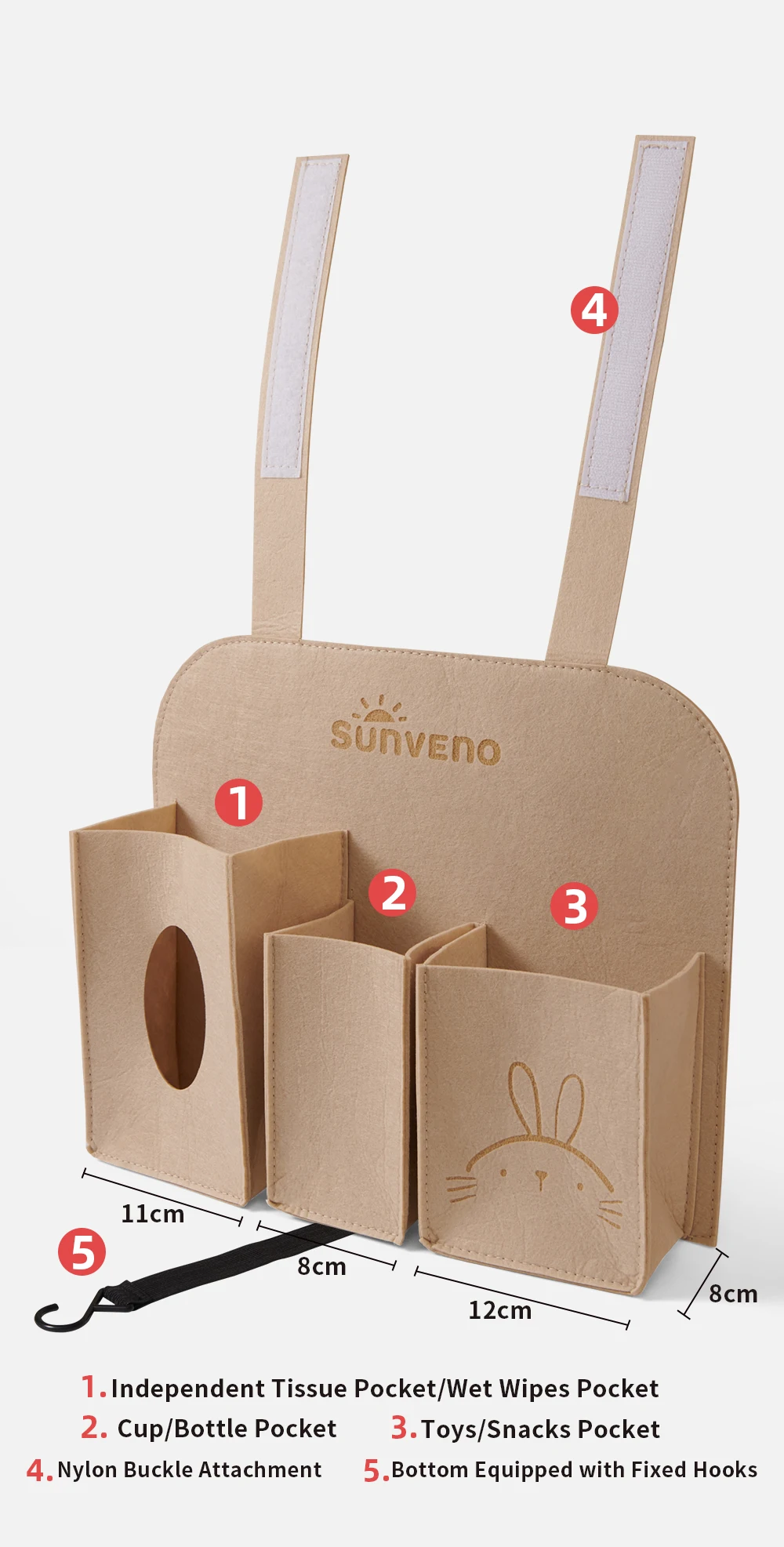 Detalle del diseño para llevar lo esencial