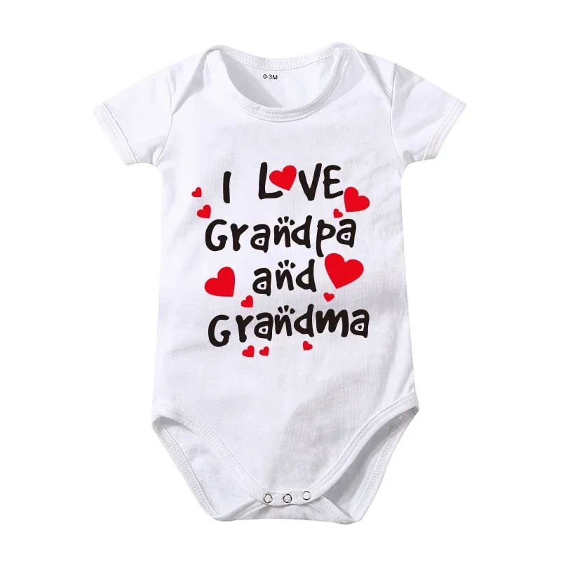 Mamelucos I Love Grandpa – Algodón veraniego para bebé