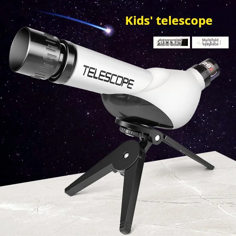 Telescopio astronómico infantil con lupa HD, kit educativo - imagen 3