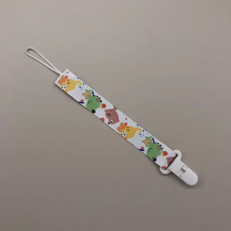 Clip para chupete anticaída con soporte y cadena de dibujos animados - imagen 5