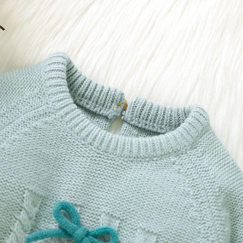 Conjunto recién nacido azul manga larga para invierno - imagen 2