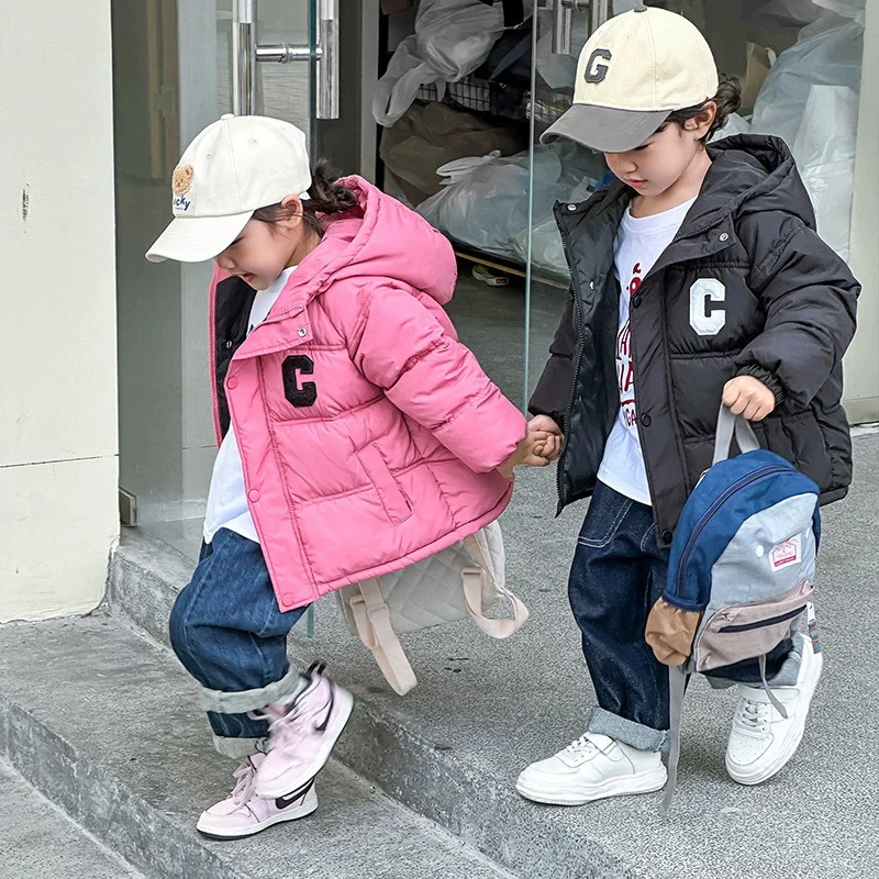 Parka acolchada con capucha para niños – Abrigo de invierno - imagen 4