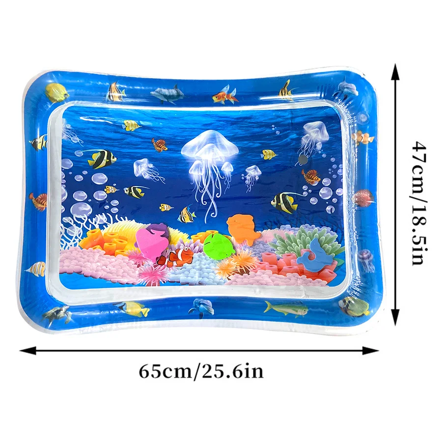 Esterilla de juego de agua para bebé con cojín inflable - imagen 4