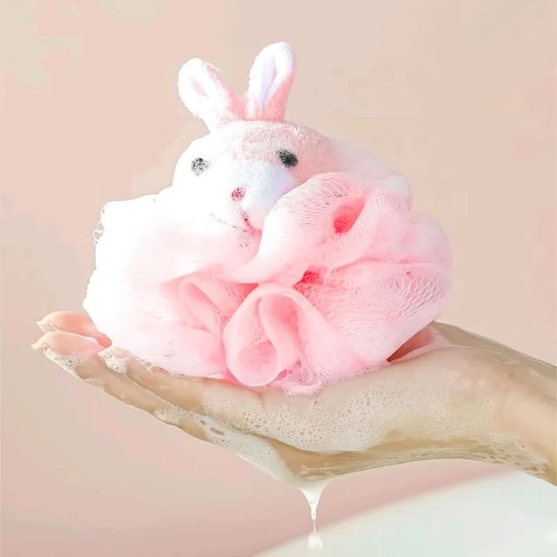 Esponja de baño de lufa con animalitos para niños
