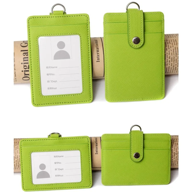 Cordones porta credencial y funda de cuero para pase de autobús - imagen 5