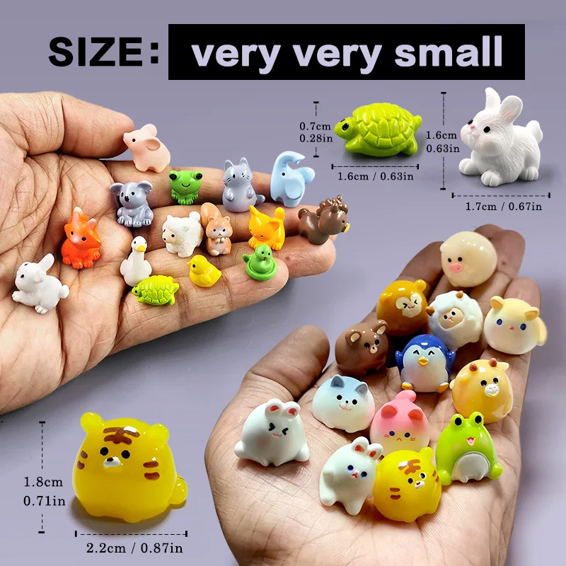 Figuras de jardín para niños – Animales hadas miniaturas - imagen 2