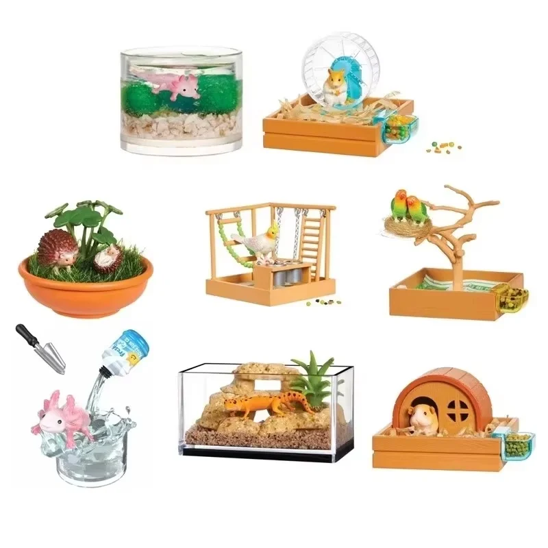 Miniuniverso caja misteriosa con figuras artesanales de animales - imagen 5