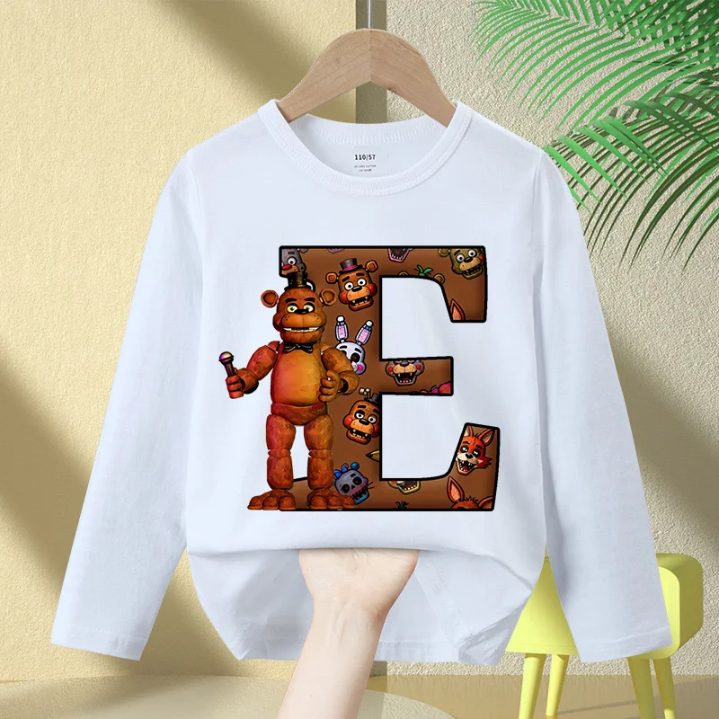 Fnafs camiseta manga larga de Five Nights at Freddys cuello redondo - imagen 3