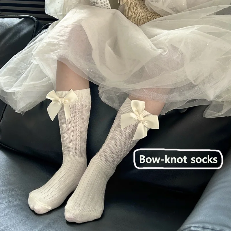 Calcetines algodón con lazo para niña - imagen 3