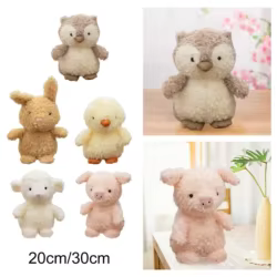 Peluche suave con pelo esponjoso para niños y niñas