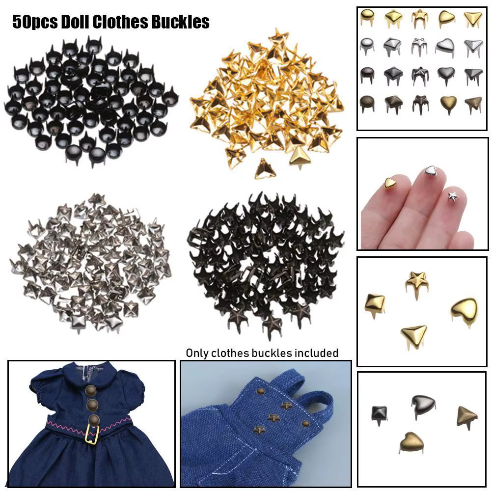 Mini hebillas en diferentes formas