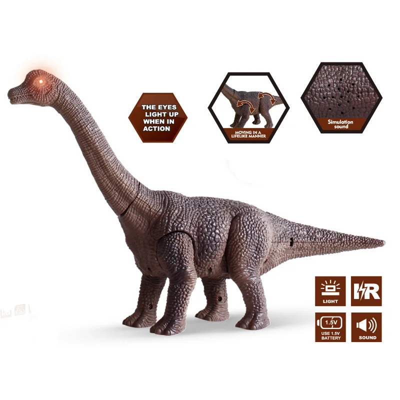 Dinosaurio teledirigido con control remoto Ankylosaurus de simulación - imagen 4
