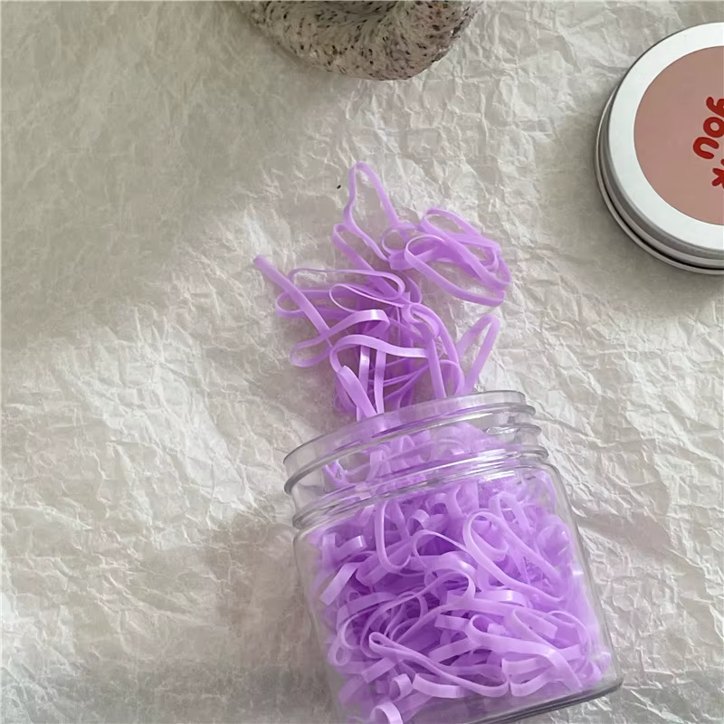 Gomas de pelo elásticas para niños – Pack colores básicos estilo coreano - imagen 2