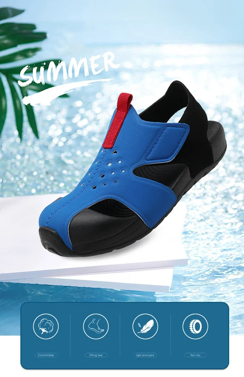 Sandalias funcionales para niños en estilo descalzo