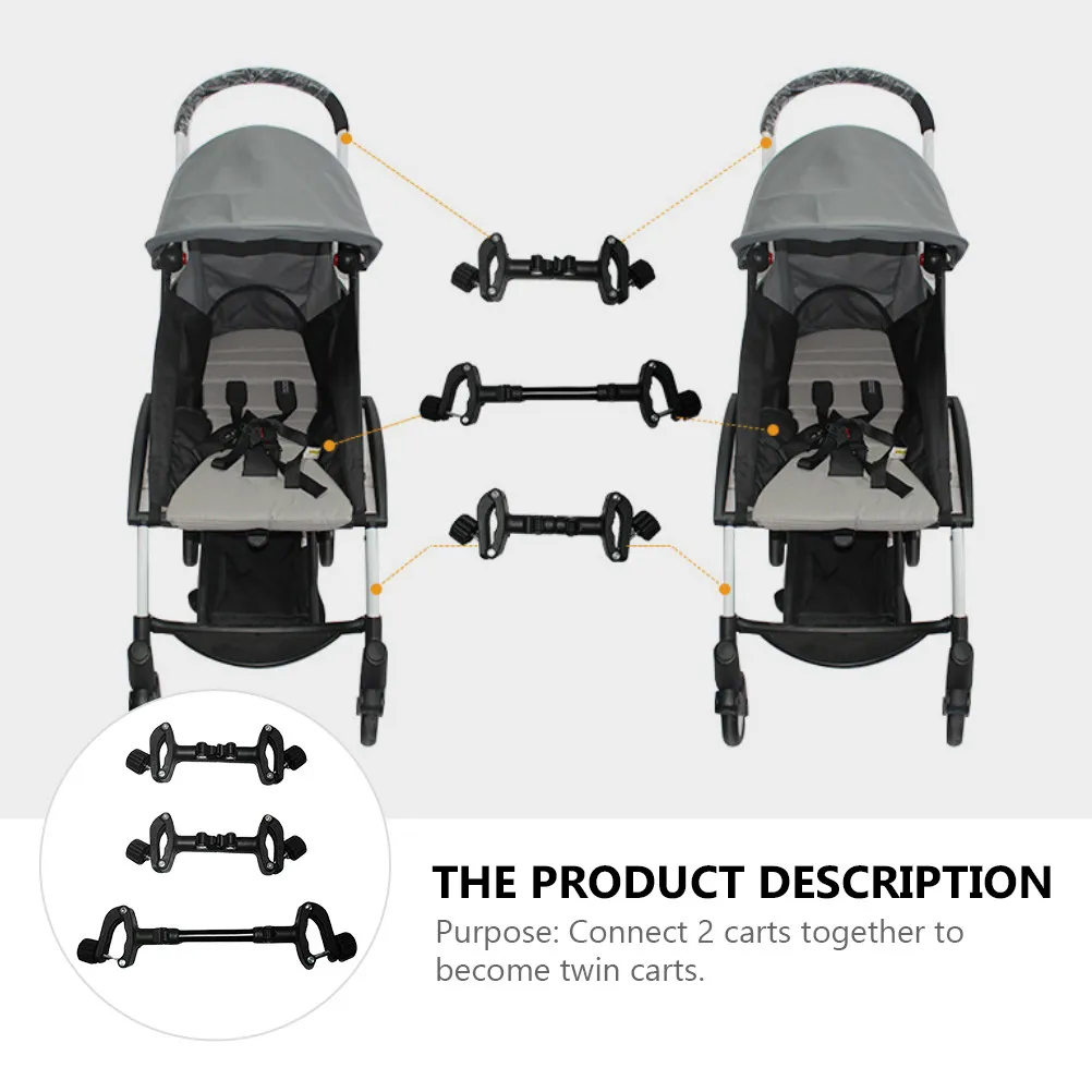 Conector ajustable para carrito gemelar tipo paraguas de viaje - imagen 2
