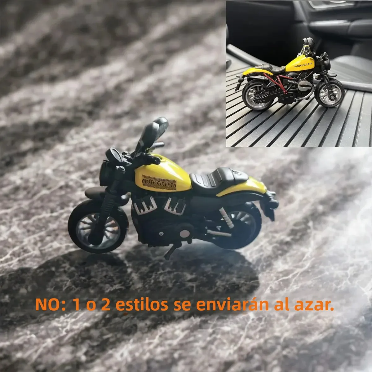 Miniatura moto de aleación para niños - Juguete coleccionable - imagen 3