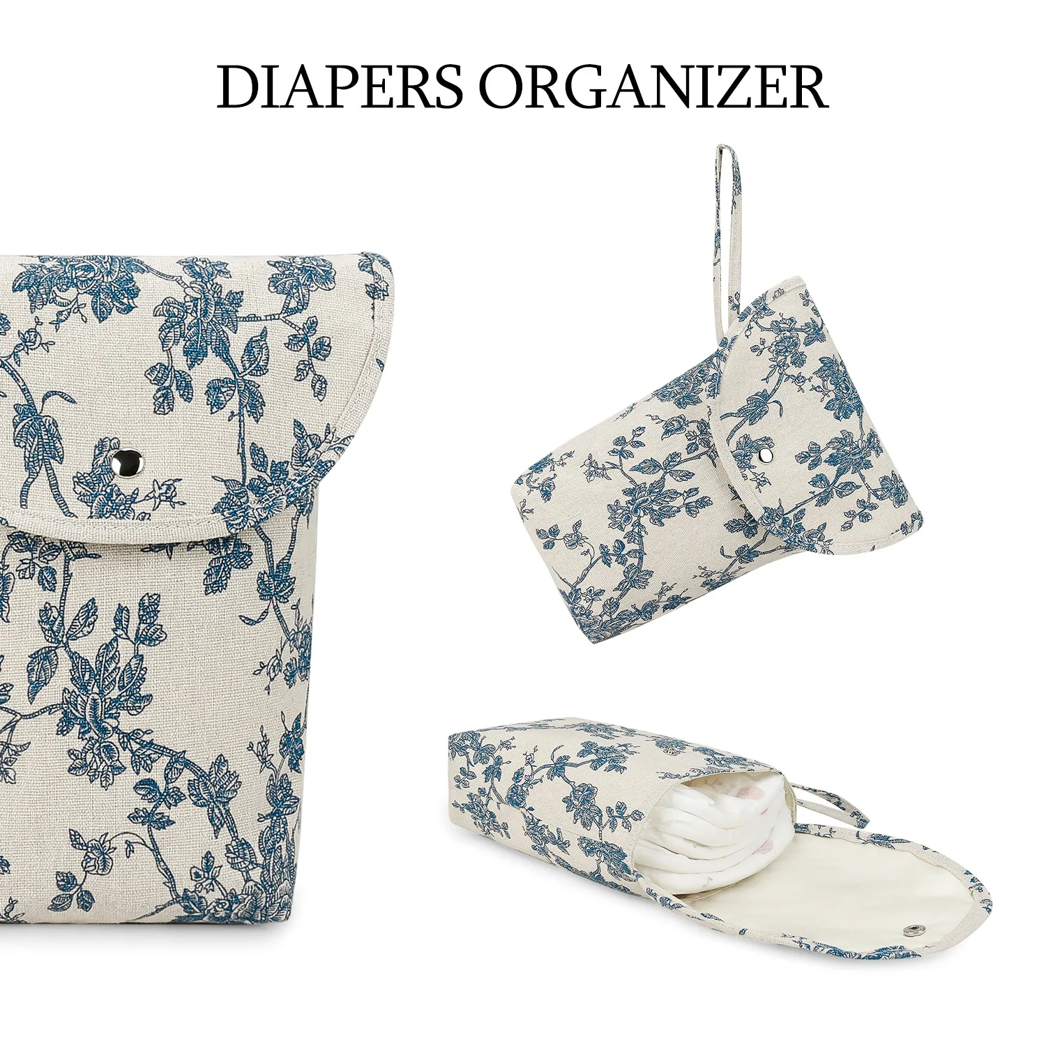 Bolsa portapañales impermeable reutilizable – Práctica para bebé - imagen 3