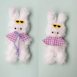 Ropa para muñecas estilo fiesta con capa a cuadros dopamina