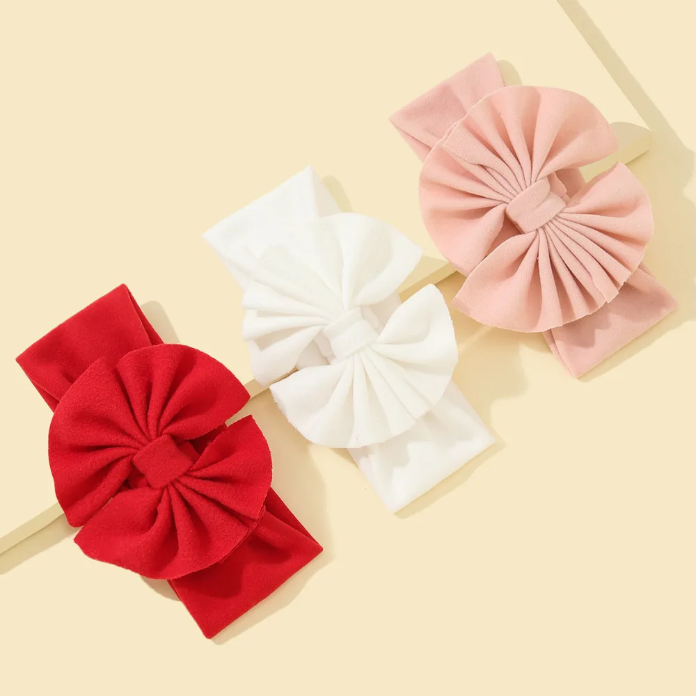 Set bebé diadema, gorro con orejas y turbante liso - imagen 3