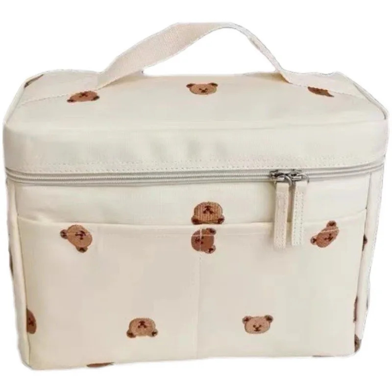 Bolsa térmica de oso para cochecito infantil, portátil - imagen 2