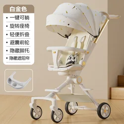 Cochecito infantil convertible – Plegable con posiciones sentado y acostado