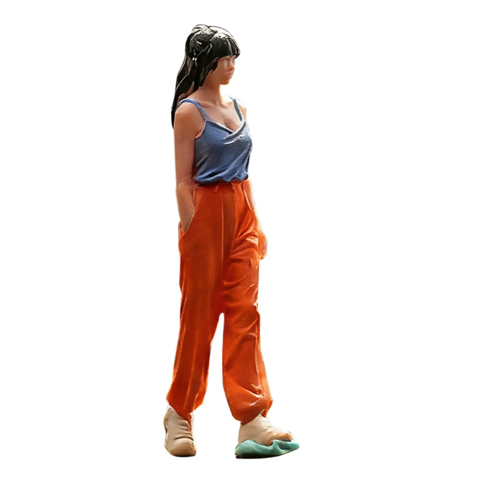 Figura de juguete femenina en miniatura para decoración - imagen 2