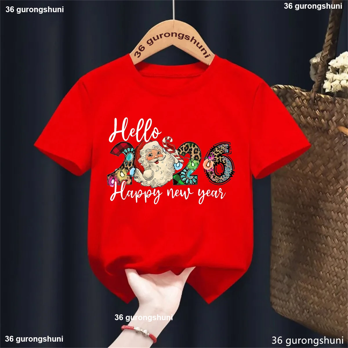 Camiseta infantil de manga corta para niños con diseño festivo - imagen 4