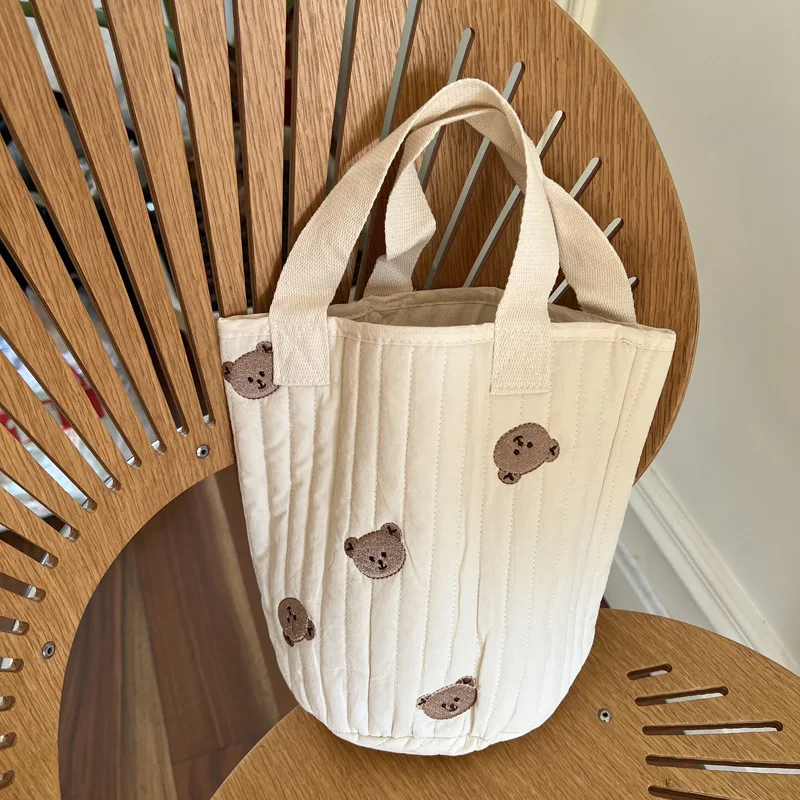 Bolso maternal bordado con dibujos animados – Práctico para el cochecito - imagen 5