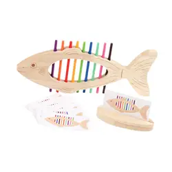 Juguete clasificador de colores en madera para preescolar