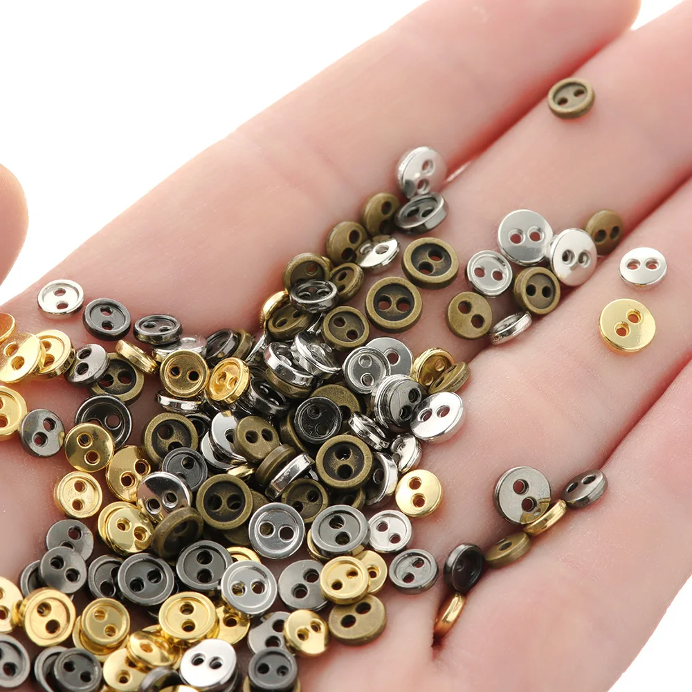 Botones metálicos para muñecas – Accesorios de costura DIY - imagen 4