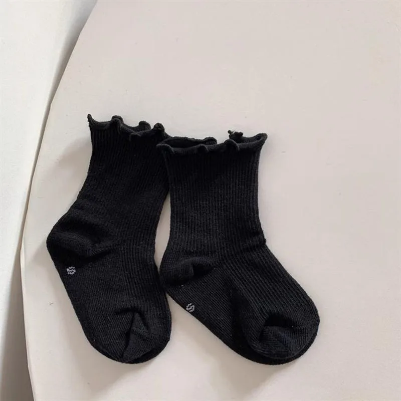 Calcetines de bebé MILANCEL tubo de color sólido para primavera - imagen 3