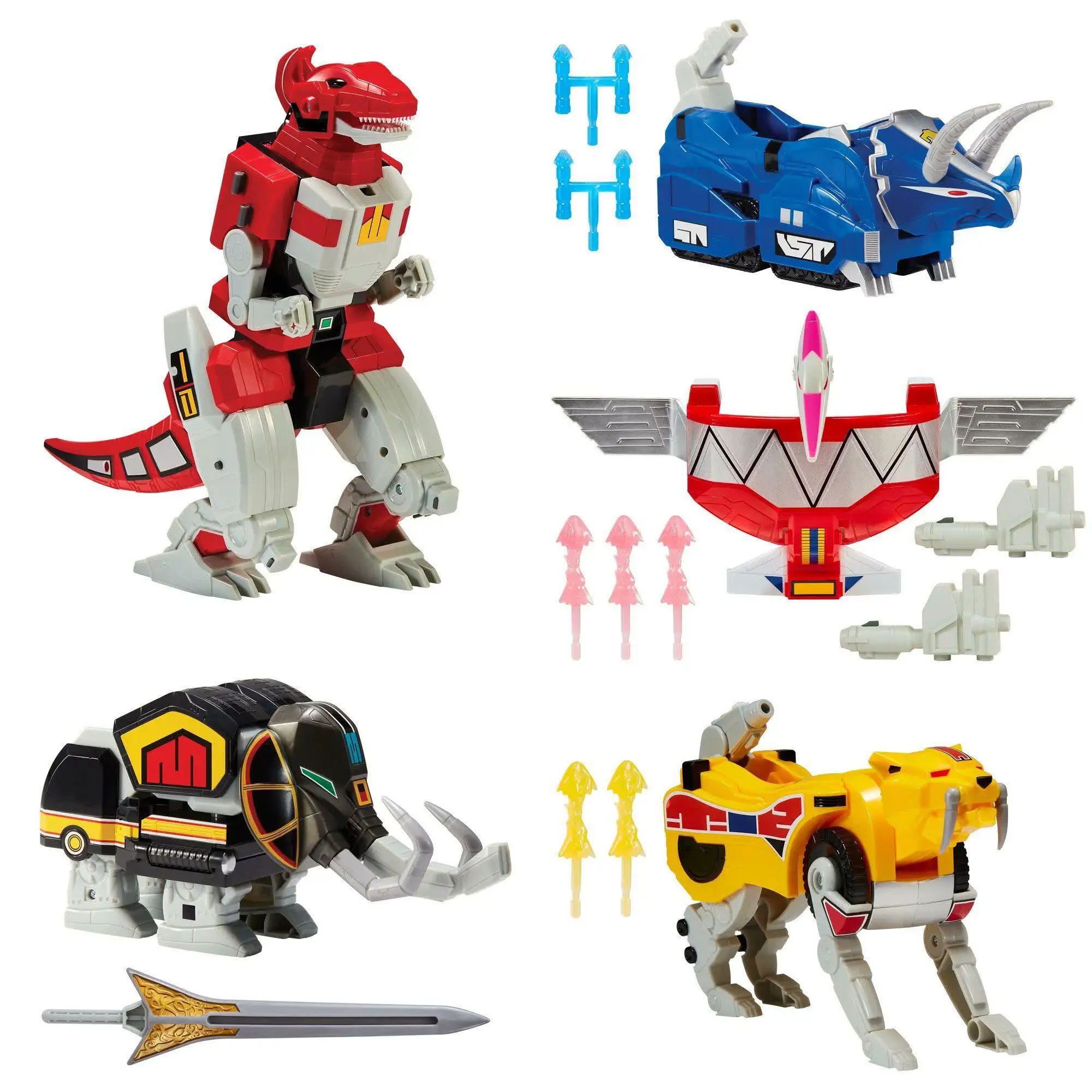 Figura de acción Power Rangers Dino Megazord articulada