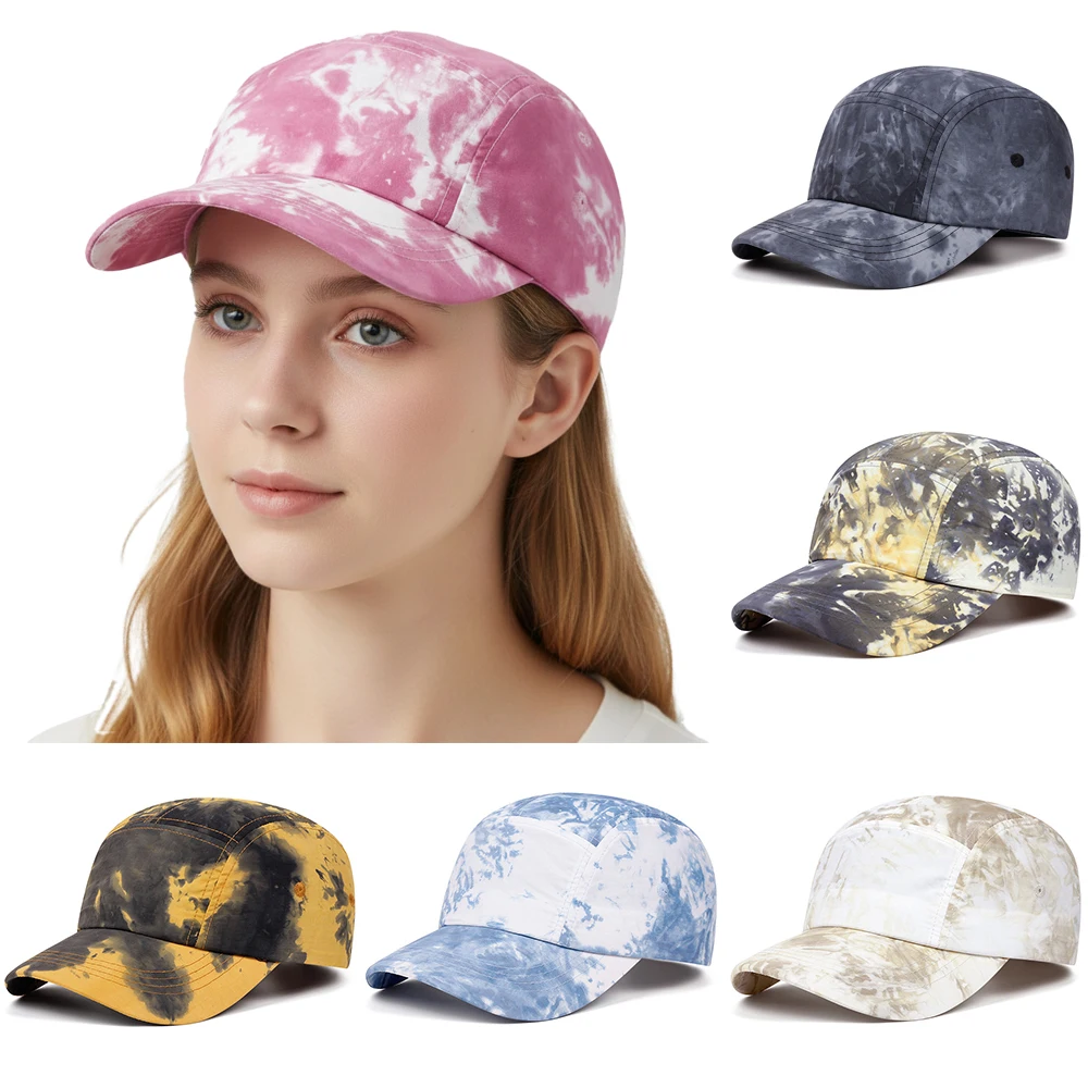 Gorra de béisbol tie-dye de algodón para sol y verano - imagen 5