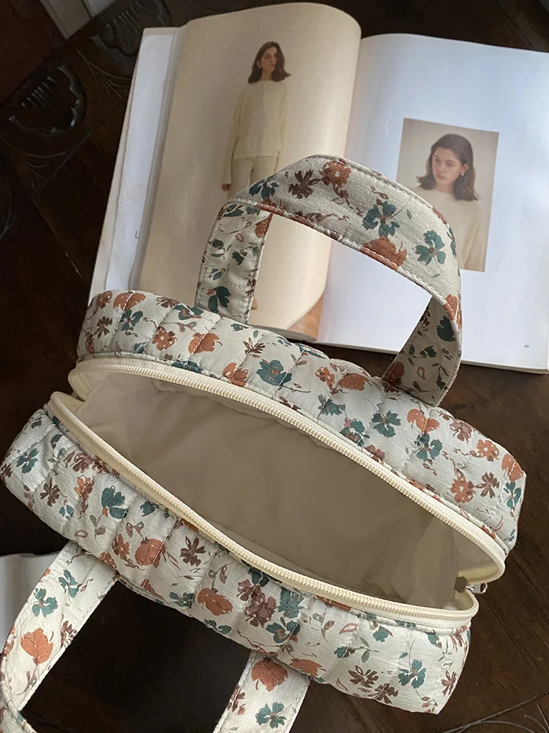 Bolsa de pañales portátil para carro y cochecito con estampado - imagen 4