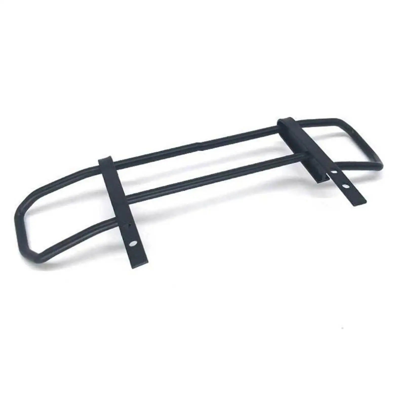 Parachoques delantero de metal para coche radiocontrol en negro
