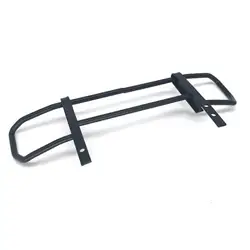 Parachoques delantero de metal para coche radiocontrol en negro
