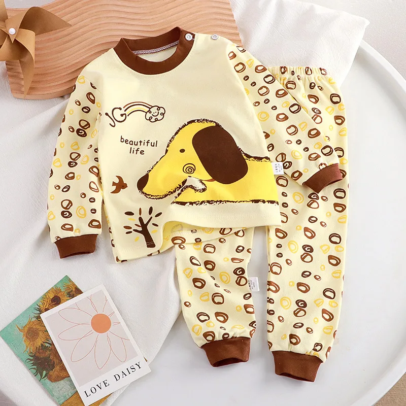 Conjunto de algodón fino para niños – Estampado de perritos - imagen 5