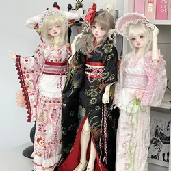 Kimono vintage para muñeca BJD estilo Lolita Moe Showa
