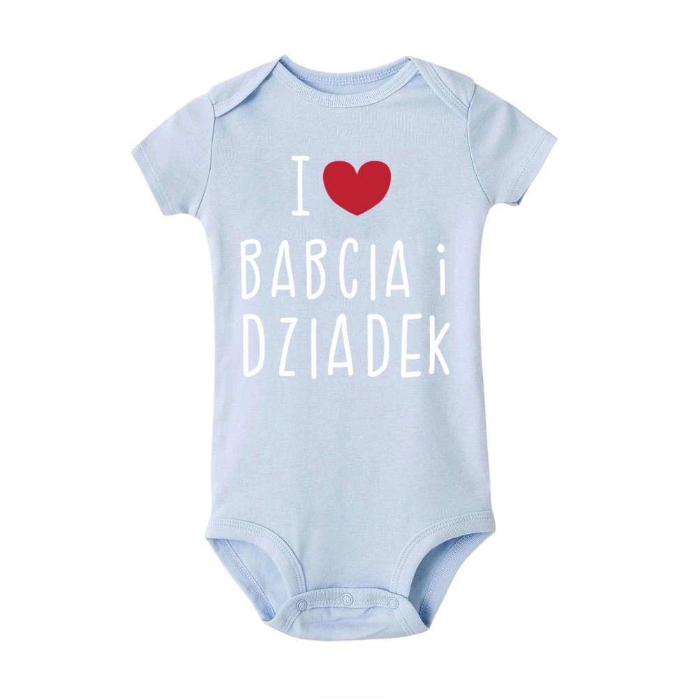 Pelele Babcia y Dziadek para recién nacido – Algodón suave - imagen 3