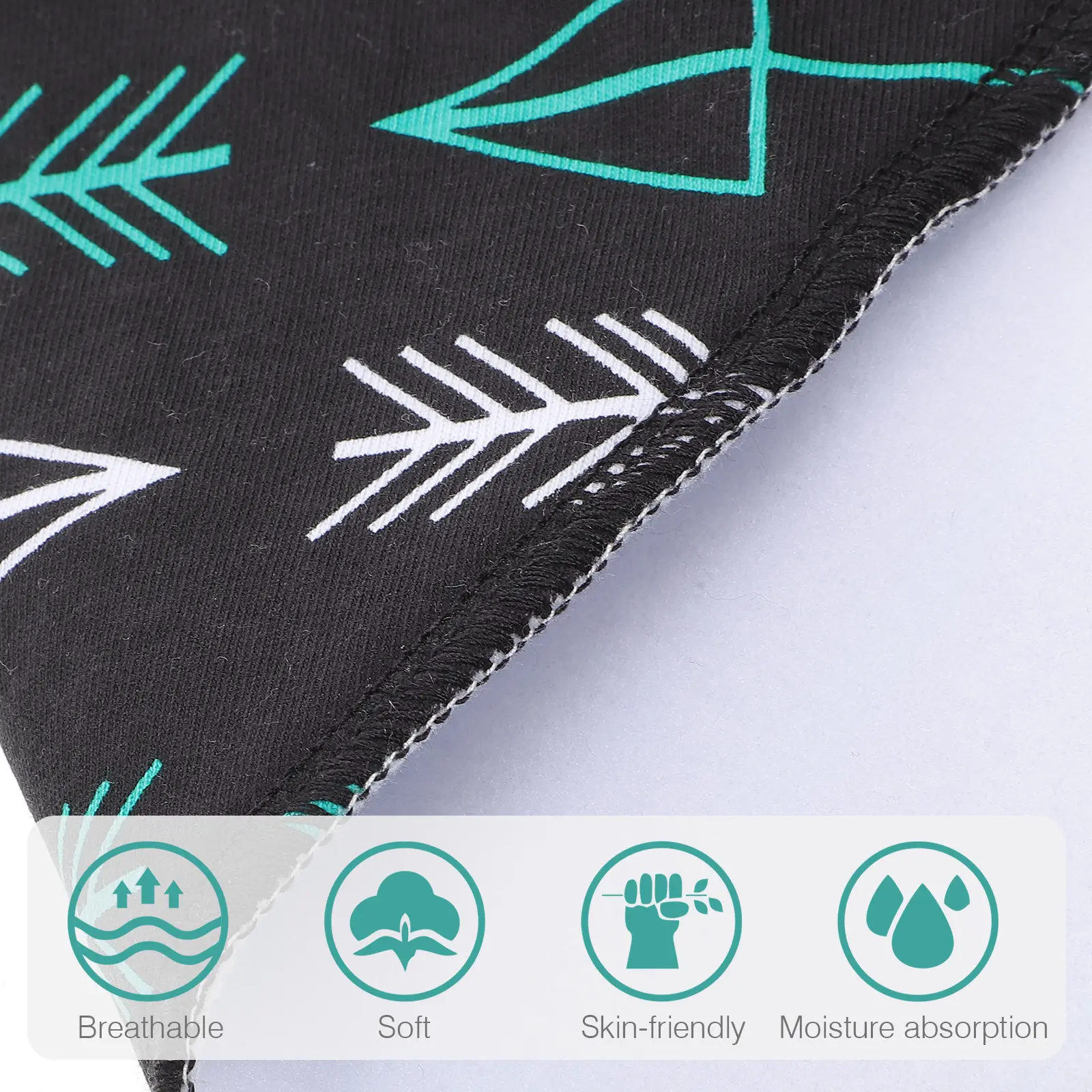 Baberos impermeables tipo bandana de algodón para bebé - imagen 3