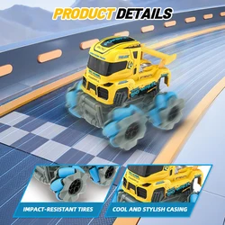 Coche teledirigido RC de plataforma con ruedas grandes para niños