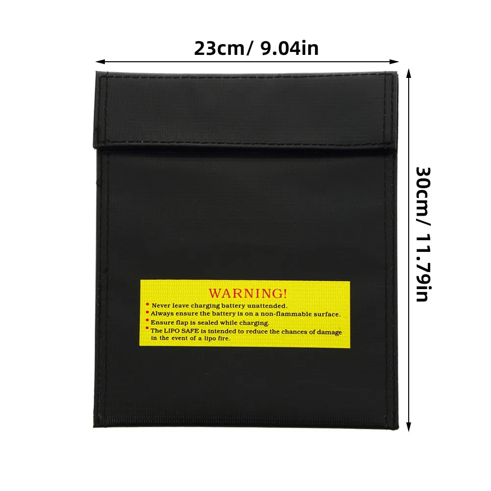 Bolsa de seguridad para baterías LiPo RC ignífuga - imagen 4