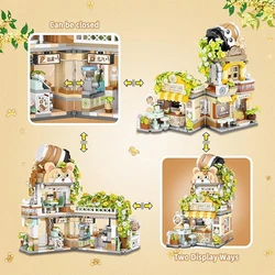 MOC Shop bloques de construcción con animales educativos infantiles