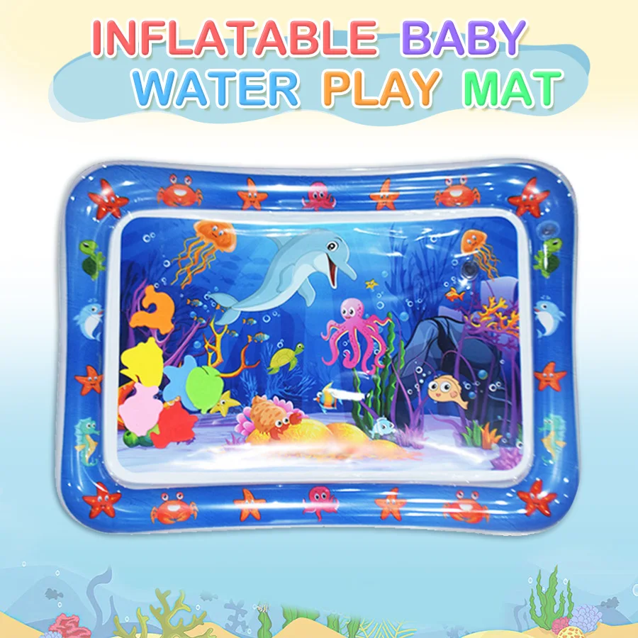 Colchoneta de juego acuático para bebés inflable PVC