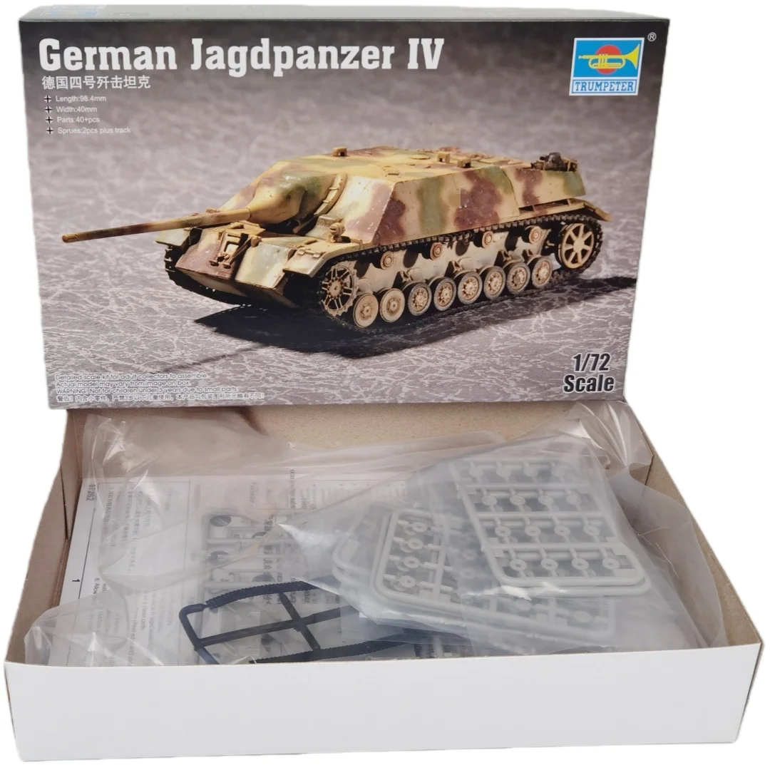 Maqueta de tanque Jagdpanzer IV alemán Trumpeter - imagen 2