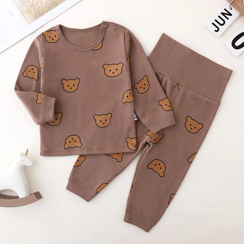 Pijama infantil de algodón con estampado de dibujos - imagen 3