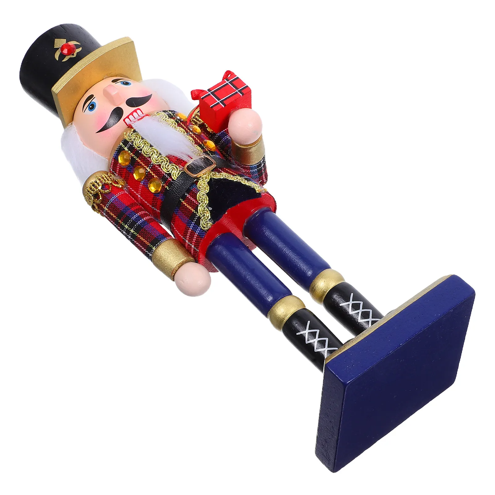 Adorno navideño soldado cascanueces de madera clásico tradicional - imagen 5
